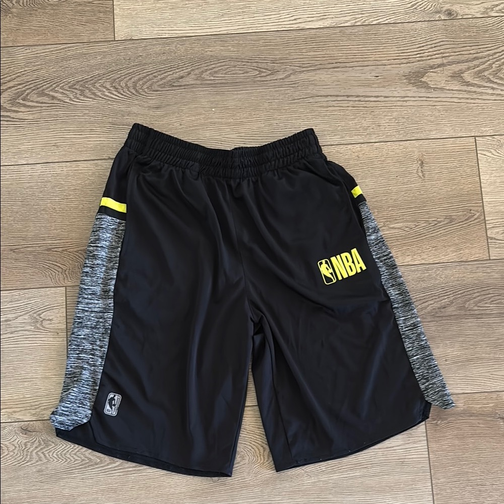 NBA Black and Gray Athletic Shorts. Men's M. Excellent condition. Hoop it up!